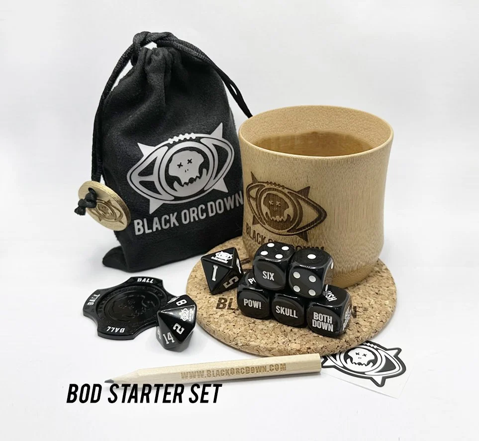 Bamboo Dice Cup — BLACK ORC DOWN